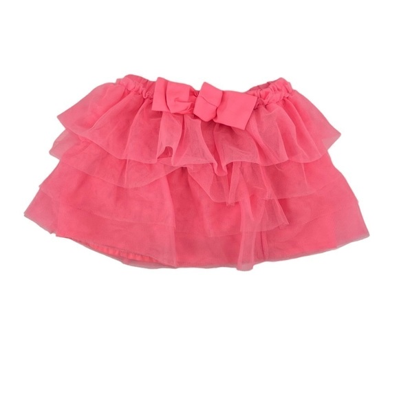 Just One You Made By Carters Pink Ruffled Mini Skirt Size 9 Months Girl’s - Picture 1 of 5